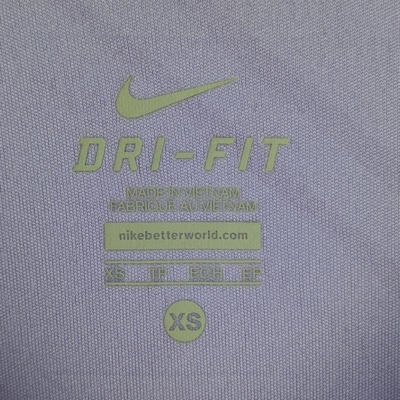 Nike Dri-Fit Purple Long sleeve top, sz: XS - Picture 2 of 9